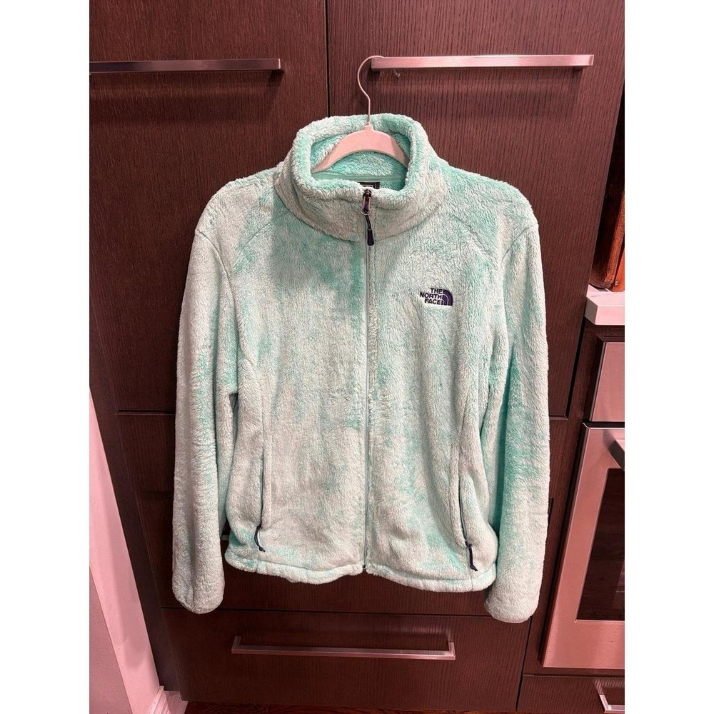 The North Face Women's Osito Jacket in a light green women's L
